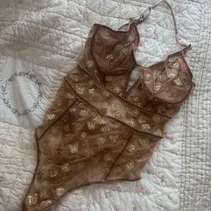 For Love and Lemons Skivvies 
🐝 Golden Garden Bodysuit